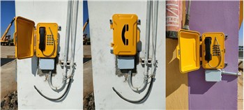 JR101-FK telefonski aparati otporni na atmosferske uticaje postavljeni su na ...